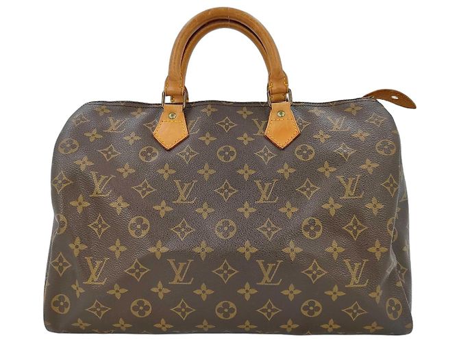 Bolsa Louis Vuitton Speedy Monogram Canvas 35 Marrom