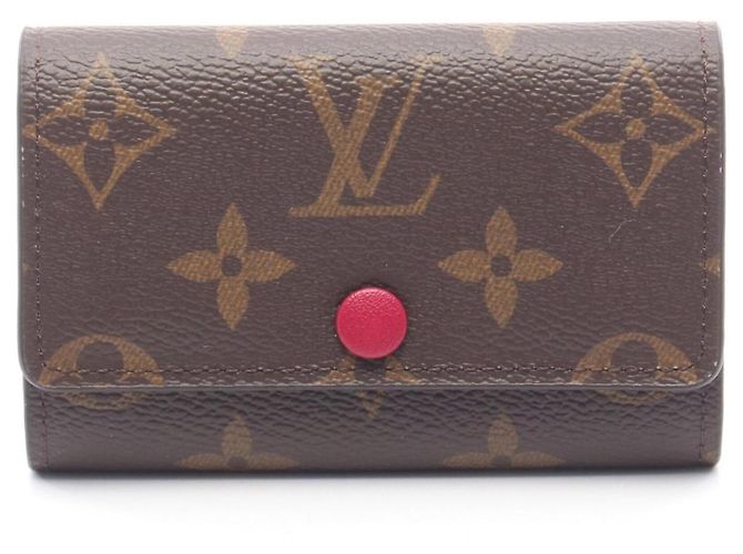Louis Vuitton Monogram Keycase Brown Pink