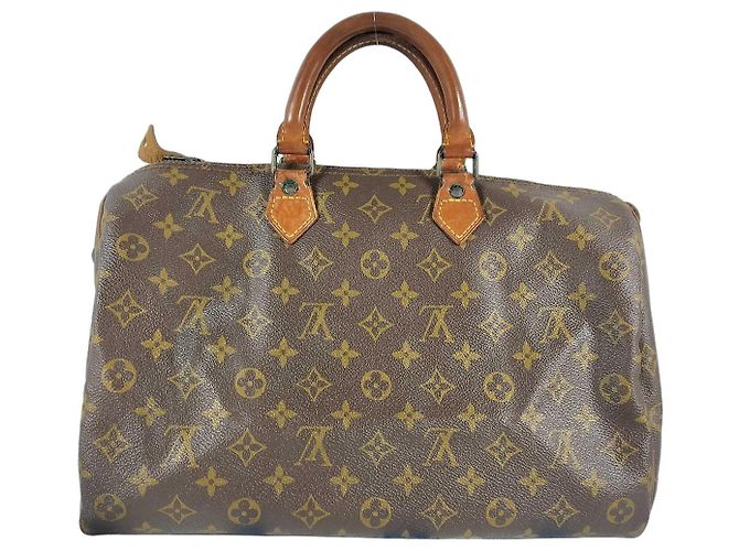 Louis Vuitton Speedy Monogram Canvas 35 Marron