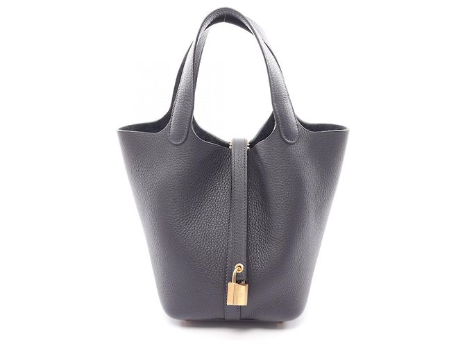Hermès Bolsa Hermes Picotin Lock PM Caban Azul marinho
