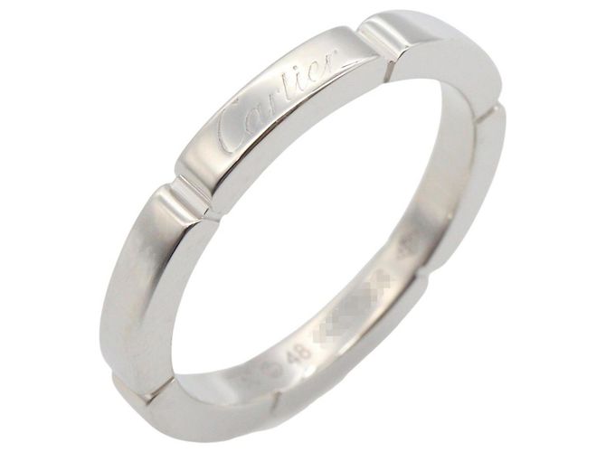 Anillo Maillon Panthère Cartier Plata