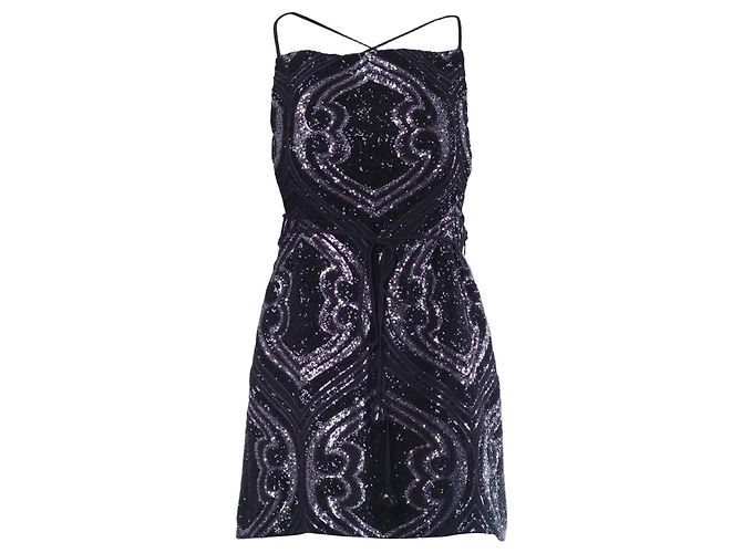 Etro Paillettenbesetztes Minikleid Schwarz