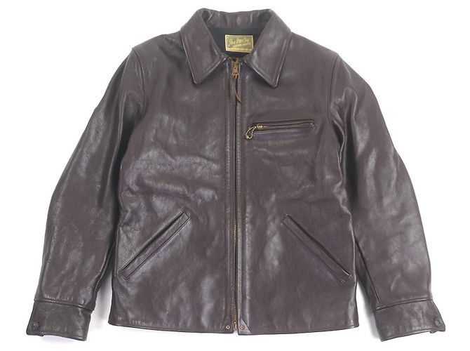 Autre Marque Giacca in pelle di cavallo JOE McCOY Marrone