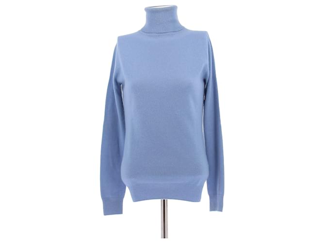 Autre Marque Rollkragenpullover hellblau 