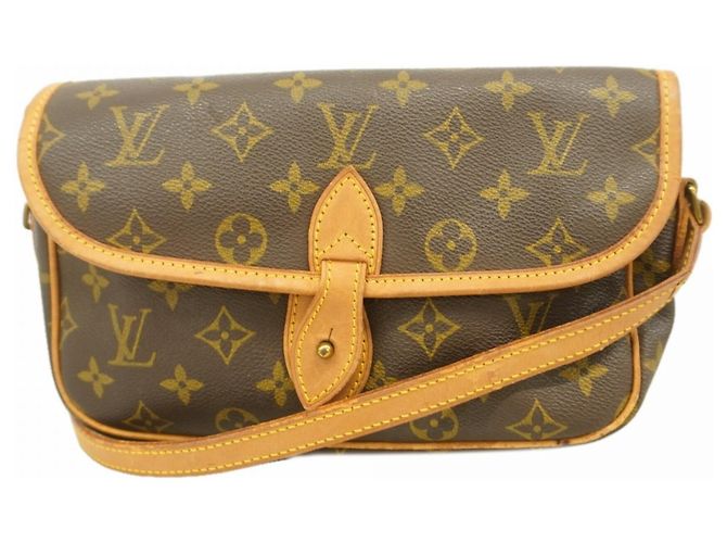 Bolsa de Ombro Louis Vuitton Monogram Gibeciere PM Marrom