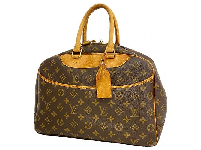 Borsa Louis Vuitton Monogram Deauville Marrone