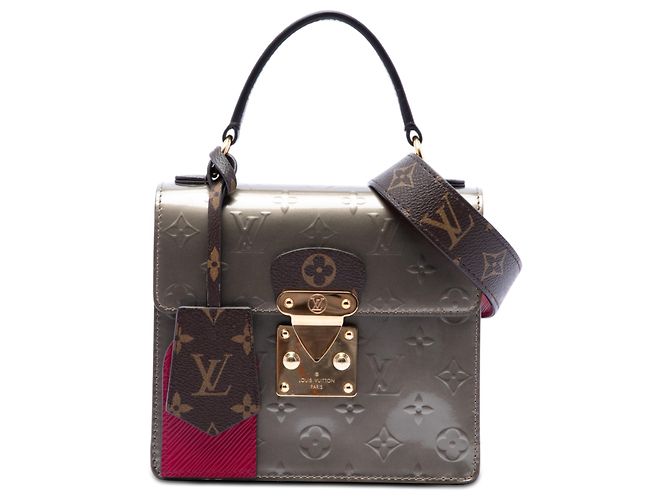 Louis Vuitton Marrone Monogram Vernis Spring Street Bronzo