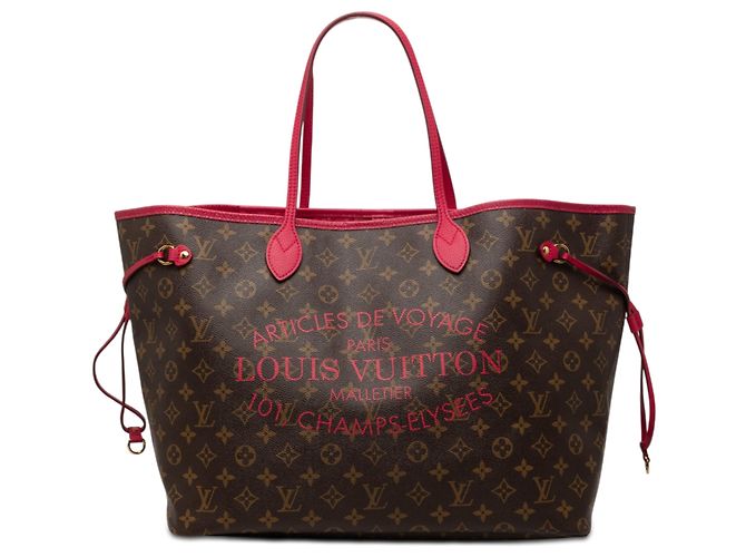 Louis Vuitton Marrone Monogram Ikat Neverfull MM