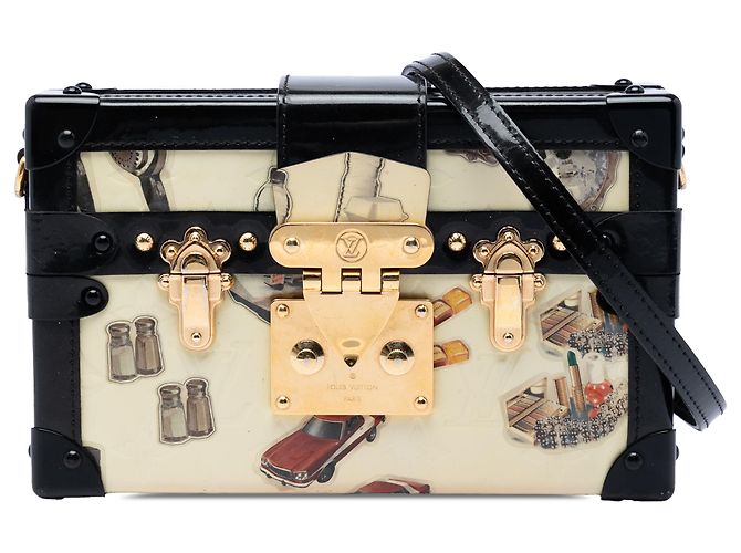 Louis Vuitton Pegatinas Beige Monogram Vernis Petite Malle