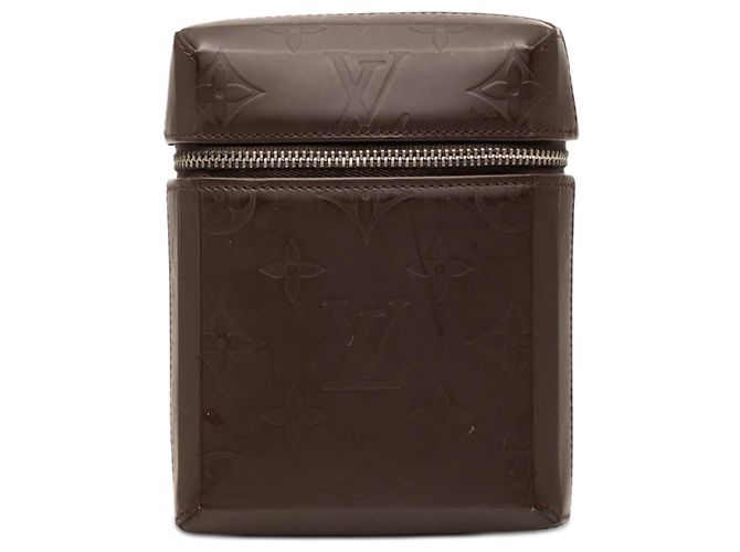 Louis Vuitton Brown Monogram Glace Ray Gürteltasche Braun Dunkelbraun