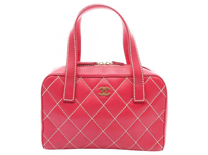 Bolsa Chanel Wild Stitch Rosa