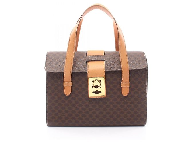 Céline Bolsa Celine Macadam Marrom