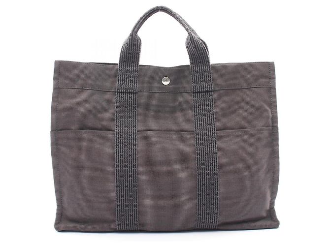 Hermès Borsa Tote Hermes Herline MM Marrone