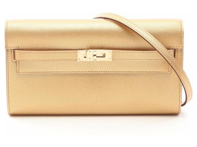 Hermès Borsa a tracolla Hermes Kelly To Go Dore D'oro