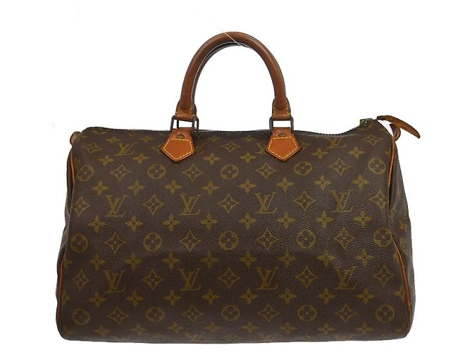 Louis Vuitton Speedy Monogram Canvas 35 Marron