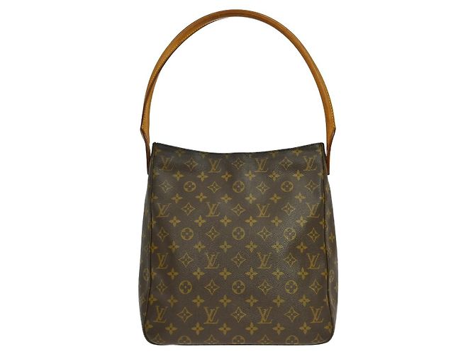 Louis Vuitton Monogram Looping Monogram Canvas GM Marrom