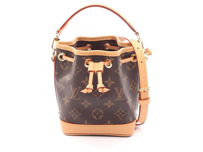 Bolsa Louis Vuitton Nano Noe Monogram Marrom