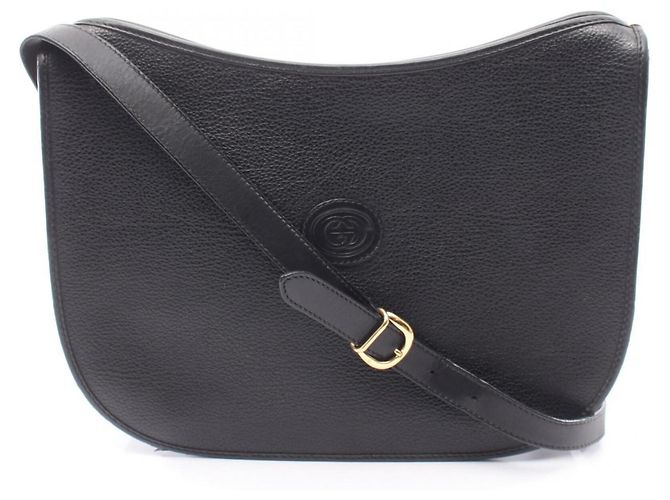 Borsa a tracolla Gucci Old Interlocking G Nero