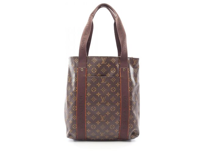 Bolsa Tote Louis Vuitton Cabas Beaubourg Monogram Marrom