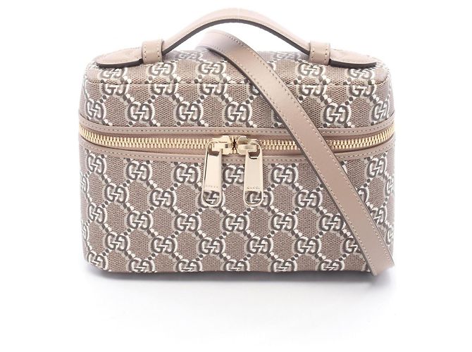 Bolso 2-Way Gucci GG Shadow Mini Castaño Multicolor