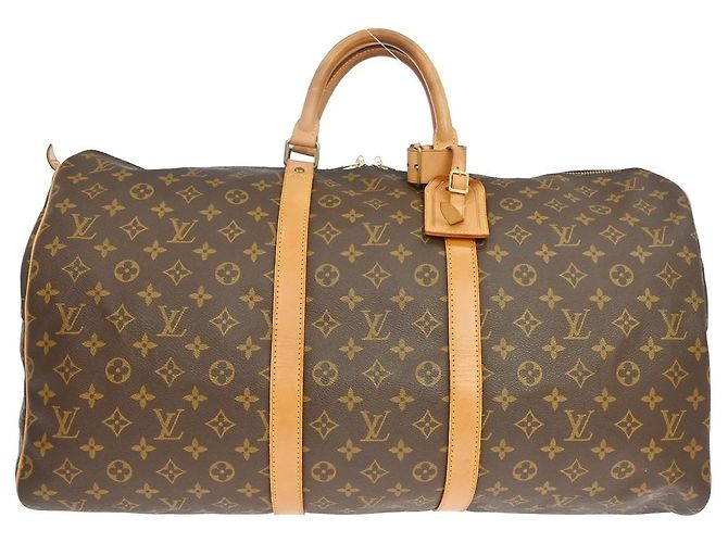 Louis Vuitton Keepall Monogram Canvas 55 Marrom