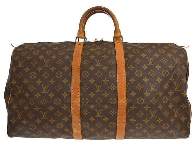 Louis Vuitton Keepall Monogram Canvas 55 Marrom