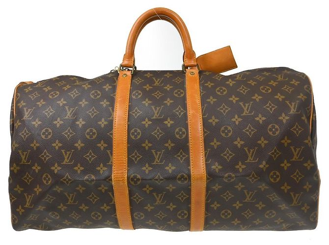 Louis Vuitton Keepall Monogram Canvas 55 Marrom