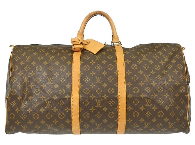 Louis Vuitton Keepall Bag Monogram Canvas 60 Brown