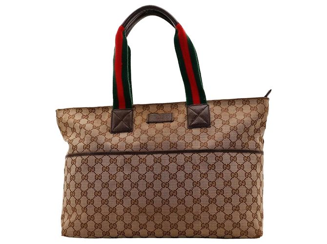 Gucci Sac Cabas en Toile Monogramme GG Marron