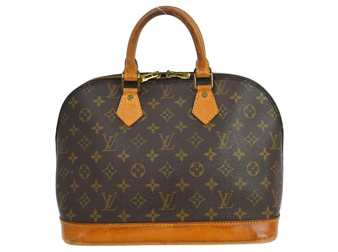 Louis Vuitton Alma Monogram Canvas PM Marrom