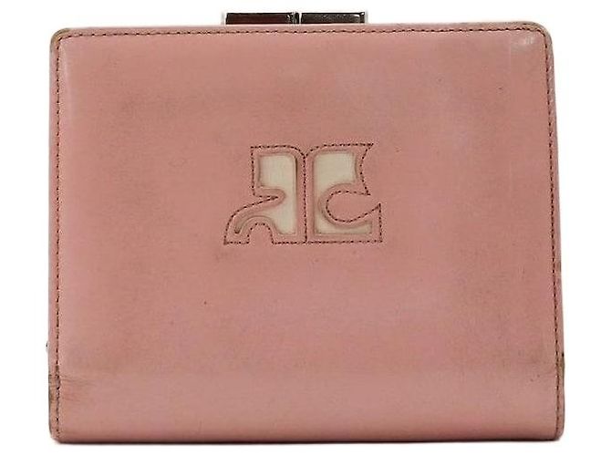 Courreges Courrèges Cartera de cuero rosa