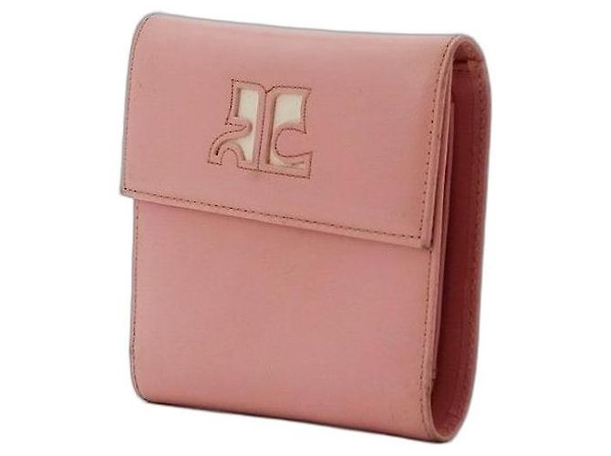 Courreges Courrèges Cartera de cuero rosa