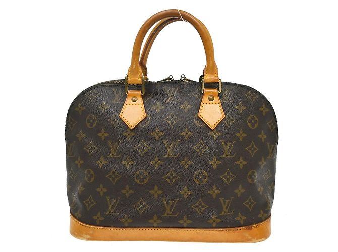 Louis Vuitton Alma Monogram Canvas PM Marrom