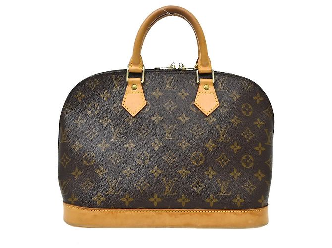 Bolso Louis Vuitton Alma Monogram Canvas PM Castaño