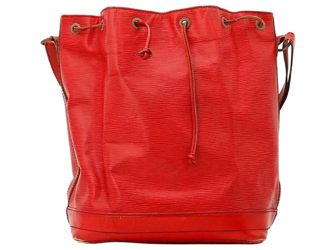 Louis Vuitton Bolsa Noé em Couro Epi Vermelho