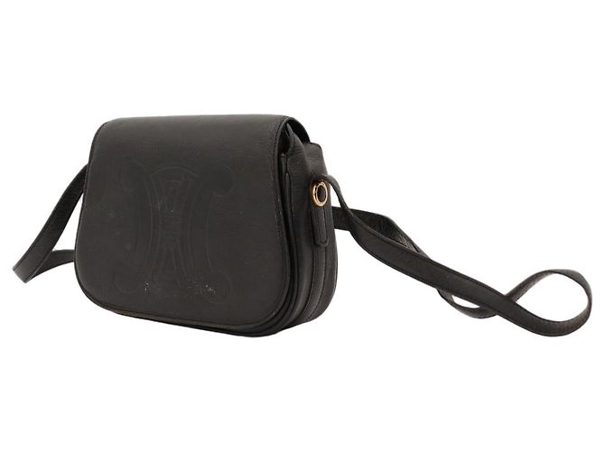 Céline Celine Borsa a Spalla Triomphe Nero 