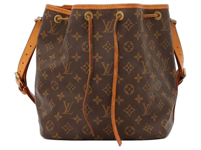 Louis Vuitton Monogram Noé Bucket Bag Brown
