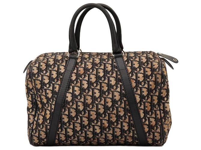 Christian Dior Borsa Boston Monogram Nero Monogramma