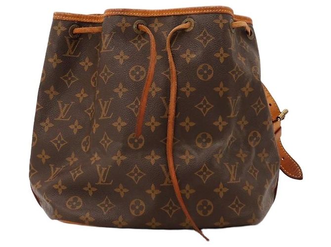Louis Vuitton Monogram Noé Borsa a Secchiello Marrone Monogramma