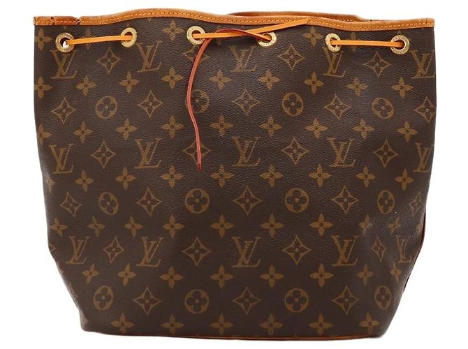 Louis Vuitton Monogram Noé Borsa a Secchiello Marrone Monogramma