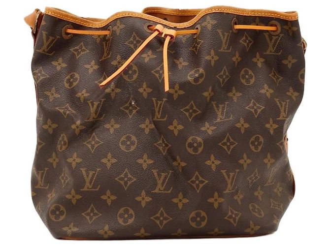 Louis Vuitton Monogram Noé Borsa a Secchiello Marrone Monogramma