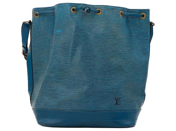 Louis Vuitton Borsa a Secchiello Noé in Pelle Epi Blu