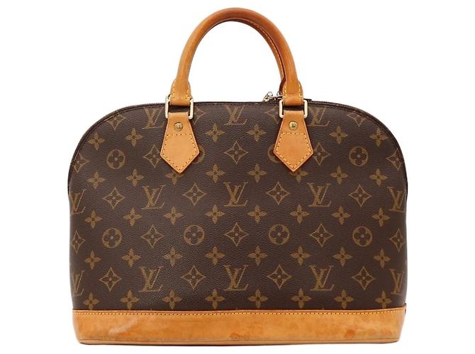 Louis Vuitton Bolsa Alma PM Monogram Marrom Monograma