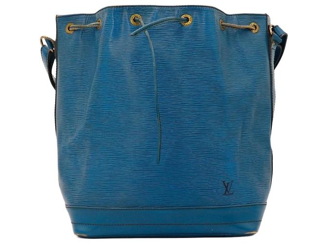 Louis Vuitton Borsa a Secchiello Noé in Pelle Epi Blu