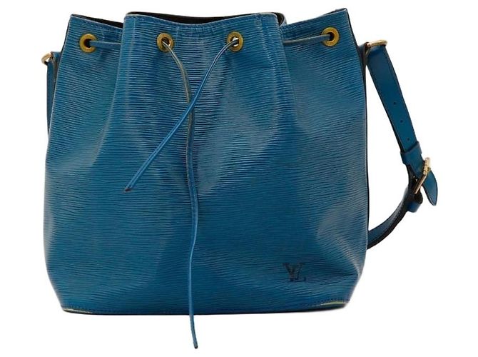 Louis Vuitton Borsa a Secchiello Noé in Pelle Epi Blu