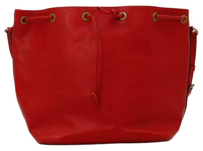 Louis Vuitton Bolso Noé de Piel Epi Roja