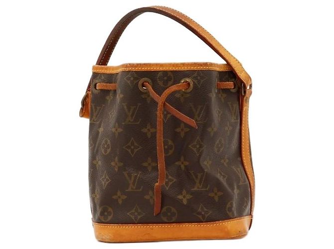 Louis Vuitton Monogram Noé Borsa a Secchiello Marrone Monogramma