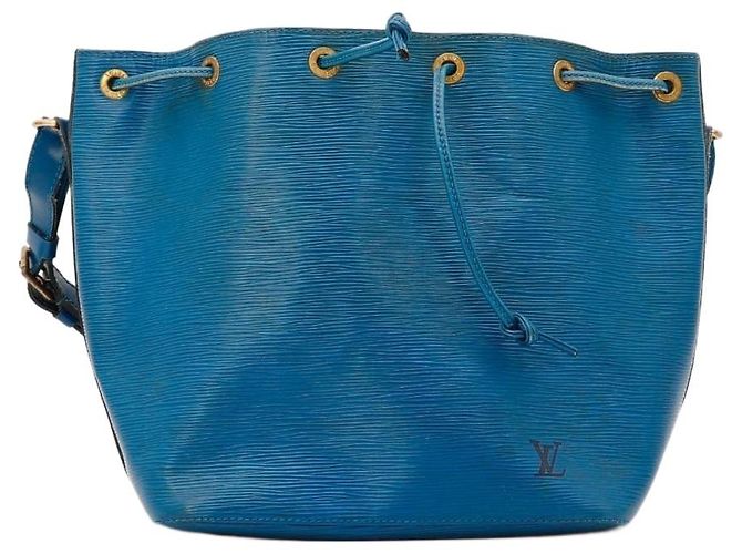 Louis Vuitton Borsa a Secchiello Epi Noe GM Blu