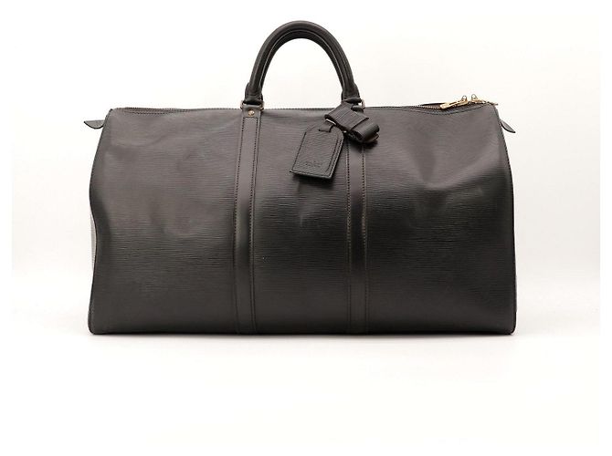 Louis Vuitton Keepall 55 Reisetasche Epi Leder Schwarz