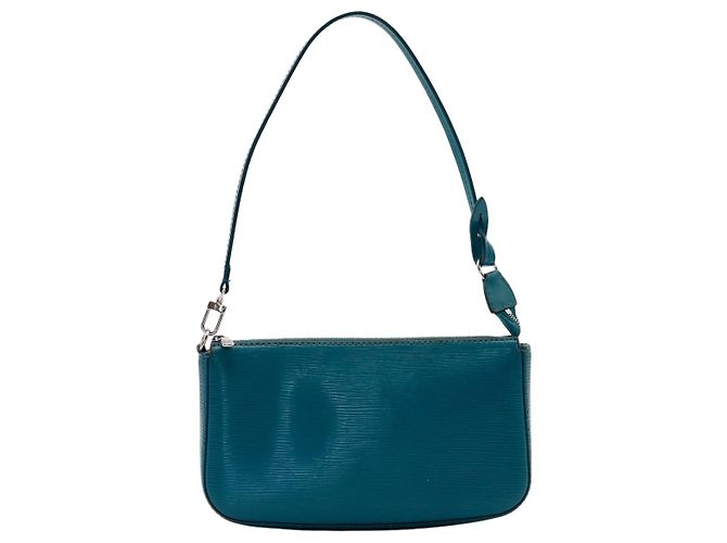 Louis Vuitton Pochette Accessoires cuir Epi Turquoise
